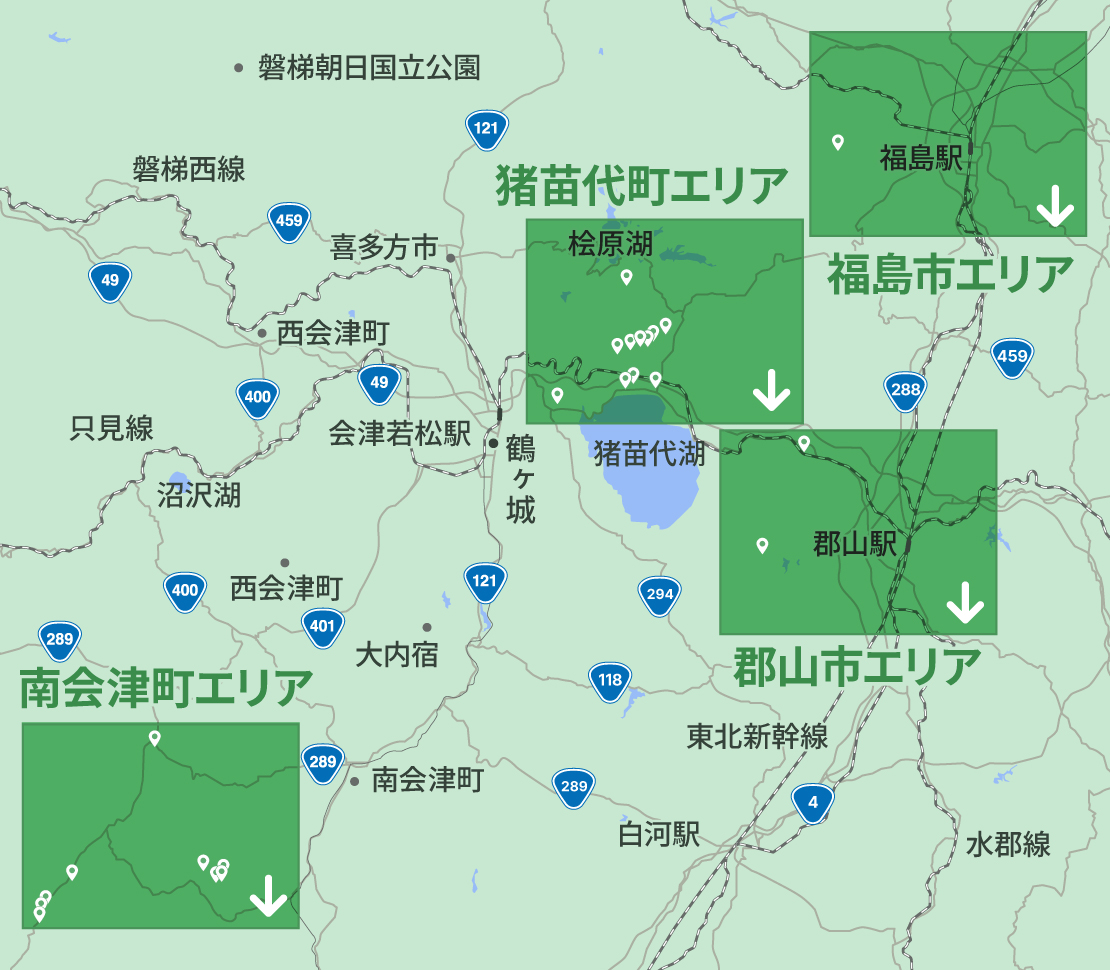 リゾート施設マップ